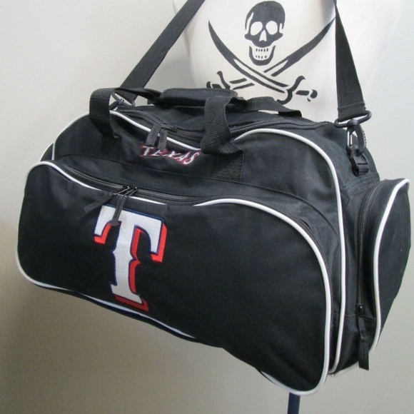 TEXAS RANGERS 18" Duffel MLB Official Baseball Gym Bag - Picture 2 of 11
